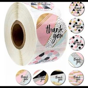 THANK YOU ENVELOPE SEALS STICKERS STICKER ROLL 500